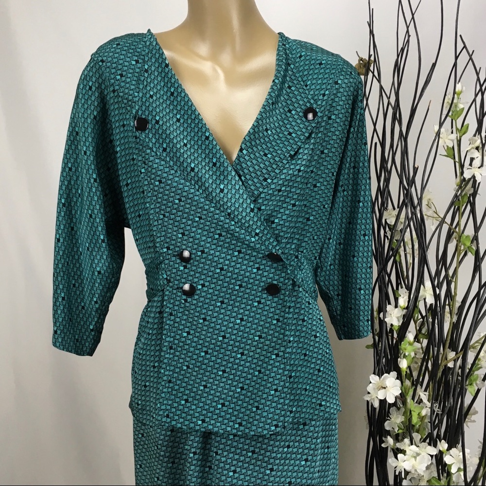 Vintage Lady Carol Petites of New York Skirt & Top